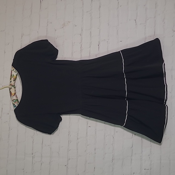 Thorn & Fable Black Goth Style Heart Button Babydoll Dress Womens Size Small - Picture 12 of 13